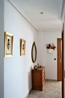 hall to kitchen, bathrooms and bedrooms